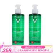 薇姿（VICHY）凈顏無(wú)瑕祛痘保濕潔面啫喱 洗面奶 清潔護膚品七夕送禮 潔面啫喱兩瓶 400ml