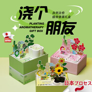 AILUKI日本香薰蠟燭禮盒生日禮物送男女生朋友閨蜜創(chuàng)意diy小眾七夕禮物 【桃花】種桃花格?；ǚN子香薰禮盒