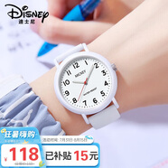 迪士尼（Disney）學(xué)生手表女孩簡(jiǎn)約氣質(zhì)ins風(fēng)初中生考試少女防水兒童手表MK-11364W