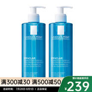 理膚泉（LA ROCHE-POSAY）清痘凈膚舒緩潔面啫喱 兩瓶 400ml