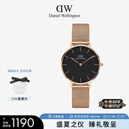 丹尼爾惠靈頓（DanielWellington）DW流金表女士金屬表帶32mm歐美簡約時尚腕表節(jié)日禮物DW00100161