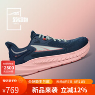 ALTRA奧創(chuàng)新款torin 7路跑鞋防滑輕量男式戶外馬拉松跑鞋耐磨透氣跑鞋 女款- 深青色/粉色 40