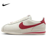 耐克NIKE女子休閑鞋板鞋阿甘鞋CORTEZ新年紅運動(dòng)鞋FZ5167-133帆白36