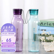 樂扣樂扣（LOCK&LOCK）ECO戶外運(yùn)動水杯戶外便攜塑料水壺男女杯子兩件套（550ml*2） 