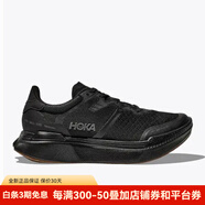 HOKA ONE ONE男女路跑鞋Transport X 舒適回彈緩震透氣反光碳板運動(dòng)跑步鞋 黑色/Black / Black 36 /M4/W5