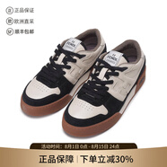 芬迪（FENDI）男士牛皮Fendi Match厚底低幫系帶板鞋休閑運動鞋 7E1493 AHH2 F1FZB 黑色米色 40 /品牌原碼 6