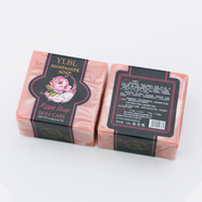 花田小舍植物手工皂玫瑰皂清爽香皂香氛沐浴皂洗臉卸妝全身可用精油皂 玫瑰精油皂 100g