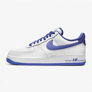 耐克男鞋 AIR FORCE 1 AF1 空軍一號休閑鞋低幫舒適運動(dòng)板鞋 DH7561-104 白藍 38.5