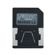 創(chuàng  )見(jiàn)（Transcend）RS MMC卡128M 內存卡諾基亞手機內存卡 工廠(chǎng)卡可轉SD卡QD通用
