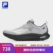斐樂(lè )（FILA）官方男鞋NUVOLE JOG路跑鞋2025夏新款柔云健步鞋運動(dòng)鞋 雨霧灰-NC 40