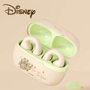 迪士尼（DISNEY）【DT定向傳音】QST10藍牙耳機耳夾式無(wú)線(xiàn)藍牙5.3開(kāi)放式不入耳運動(dòng)降噪骨傳導概念適用于蘋(píng)果華為 米白【ENC降噪+升級藍牙5.3】