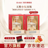 五糧液五糧小壇500mL*2濃香型白酒送禮佳選 52度 500mL 2瓶