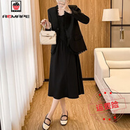 AEMAPE蕾絲拼接小香風(fēng)西裝外套女2025年春季新款韓系溫柔風(fēng)顯瘦西服休閑 黑色  常規(guī) S 80-105斤