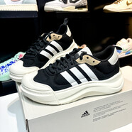 阿迪達斯（adidas）男鞋 25夏季新款透氣休閑運動鞋子男網(wǎng)球鞋防滑低幫板鞋 黑白撞色/新到貨/復(fù)古網(wǎng)球鞋 39 （內(nèi)長240mm）