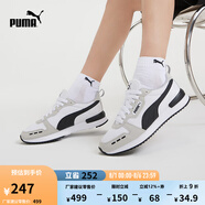 彪馬（PUMA）【復(fù)古跑鞋】緩震透氣薄底鞋休閑鞋男女運動鞋R78 373117 白-淺灰-黑色-02 40.5