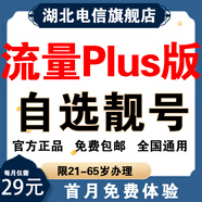 中國電信【在線選號】電信純流量卡手機(jī)卡電信卡全國通用流量包電話卡29元80G流量 【星卡】大流量Plus版