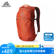 GREGORY格里高利 NANO蜂鳥(niǎo) 男女旅行戶外徒步背包登山包通勤雙肩背包18L 18L-火花橙
