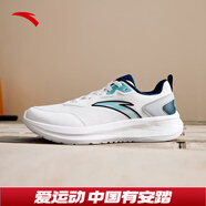 安踏運(yùn)動(dòng)鞋男鞋夏季耐磨網(wǎng)面透氣耐磨軟底休閑健身訓(xùn)練跑步鞋子男士 【網(wǎng)面透氣】白/海藍(lán)/泥灰5508-3 42