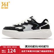 361度女運動(dòng)鞋秋季新款361度女板鞋 羽毛白/曜石黑 39