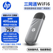 惠普（HP）隨身Wifi三網(wǎng)通用USB移動Wifi6 免插卡即用無線網(wǎng)卡便攜式熱點防蹭網(wǎng)4G無線路由器車載戶外多設(shè)備