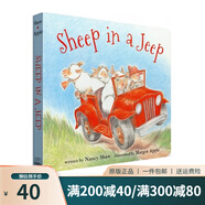 英文原版 Sheep in a Jeep 紙板書(shū) 小羊向前沖 廖彩杏推薦 朗朗上口韻文 兒童啟蒙繪本 綠山墻 Sheep in a Jeep 小羊向前沖 紙板書(shū)