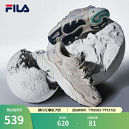 FILA斐樂女鞋跑步鞋情侶同款老爹鞋MARS火星鞋男鞋休閑運(yùn)動鞋 【女款】奶白/木薯粉-GT 37.5