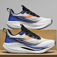 李寧（LI-NING）李寧赤兔9pro春秋季飛電碳板網(wǎng)面運動(dòng)鞋女青少年競速學(xué)生跑鞋情侶 3010白藍 33