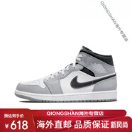 耐克（NIKE）Air Jordan 1 Mid AJ1桑德紫黑紫腳趾中幫男籃球鞋554724-445 554724-078 40