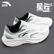 安踏（ANTA）男鞋星云2運動鞋子男2025夏季新款網(wǎng)面透氣跑步鞋 白綠 42