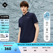 金林德伯格（J.Lindeberg）商場(chǎng)同款GOLF夏季新款情侶翻領(lǐng)T恤短袖商務(wù)POLO衫男女52413Z031 N10深空藍(lán)2.0 L