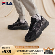 FILA 斐樂官方男鞋休閑鞋TREK滿天星復(fù)古時(shí)尚老爹鞋男女同款運(yùn)動鞋 男-黑/南極灰-ABD 41
