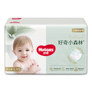 好奇（Huggies）心鉆小森林氧膚新升級更安心嬰童尿不濕 L40（成長褲）