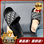 南極人（Nanjiren）潮牌拖鞋男夏季外穿防滑室內居家浴室軟底運動戶外越南沙灘涼拖鞋 灰色[旗艦款] 39 現(xiàn)貨速發(fā)