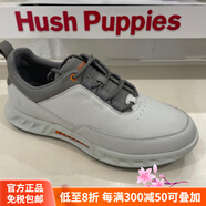 暇步士（Hush Puppies）2024新款輕便舒適男士休閑鞋CEFA2X01A2X01 灰色 44