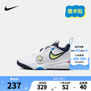 NIKE 耐克兒童籃球運(yùn)動(dòng)鞋TEAM HUSTLE D12魔術(shù)貼易穿脫男女童實(shí)戰(zhàn)球鞋 DV8994-105（HUSTLE D 11） 28 【建議腳長17cm】