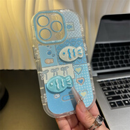 迅炫立體藍格小魚(yú)適用華為榮耀300手機殼honor可愛(ài)200/90夏日火80pro卡通70/60se/MAGIC7硅膠X50i泡芙 透明-RTE98藍小魚(yú)+C177魚(yú) 榮耀60