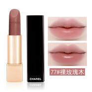 香奈兒（Chanel） 口紅絲絨炫亮魅力啞光持久唇膏七夕情人節禮物送女友老婆禮盒裝 77#裸玫瑰木（2025新色）