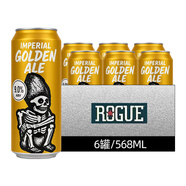 羅格（Rogue）美國進(jìn)口精釀啤酒 壞家伙IPA榛子棕色艾爾 壞家伙帝國金色艾爾 568mL 6罐
