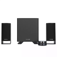 麥博Microlab/麥博M500BT臺式電腦白色音響2.1低音炮居家用藍牙木音箱 黑色藍牙版