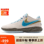 耐克（NIKE）男子 LeBron 20秋款減震耐磨籃球鞋 DV9089-801 灰藍(lán) 38.5