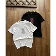 ON NOON昂跑同款Club-TGraphic25ss春夏男款印花短袖T恤寬松休閑女 白色白色 白色白色 M 110-125斤