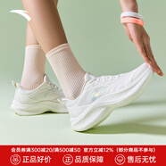 安踏（ANTA）飛云2丨運動鞋女子跑步鞋厚底增高緩震跑鞋學(xué)生軟底慢跑運動鞋女 象牙白-1 37.5 （女6.5）