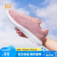 361°運(yùn)動(dòng)鞋女鞋夏季網(wǎng)面薄款透氣休閑輕便媽媽跑步鞋子女681832270-2