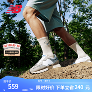NEW BALANCE NB327 官方休閑鞋男鞋女鞋情侶復古舒適增高元祖灰情侶運動鞋 灰色/白色 MS327LAB 38.5 (腳長24cm)