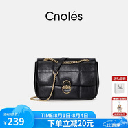 蔻一（Cnoles）斜挎包女士大容量百搭菱格小方包2025流行女生包包七夕情人節(jié)禮物