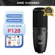 AKG 愛(ài)科技 P120 P170 P220 P420 P820專(zhuān)業(yè)電容麥克風(fēng)錄音棚人聲直播話(huà)筒 P120標配