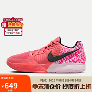 耐克（NIKE）耐克NIKE 男子籃球鞋JA 2 EP運動(dòng)鞋IB5841-800 灰燼紅 42