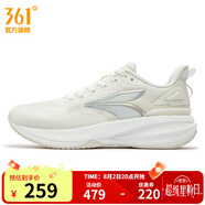 361度女鞋運(yùn)動(dòng)鞋秋季新款減震耐磨輕便跑步鞋 羽毛白 39