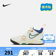 NIKE 耐克兒童籃球運動鞋TEAM HUSTLE D12魔術(shù)貼易穿脫男女童實戰(zhàn)球鞋 HQ1188-131（HUSTLE D 11） 32 【建議腳長20cm】