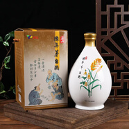 玉山陳年54度1000毫升清香型陳年茅酒臺酒禮盒裝一公升黃酒花雕酒米酒 1000mL 1瓶 禮盒裝 單瓶